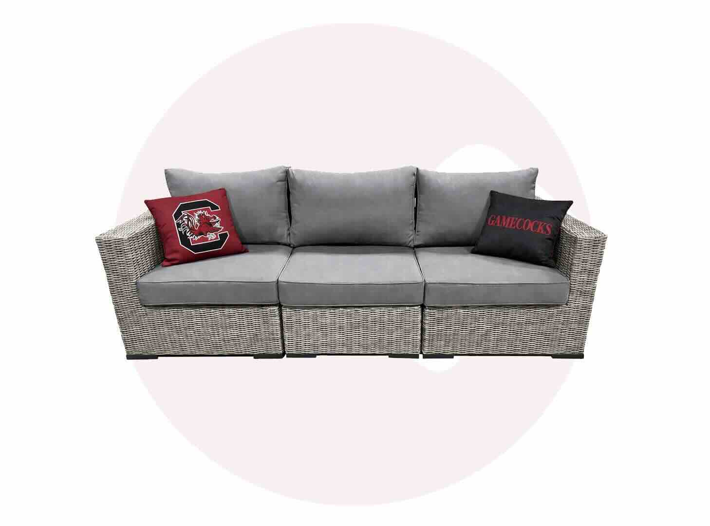 tailgate-Sofa-Gamecock-Pillows