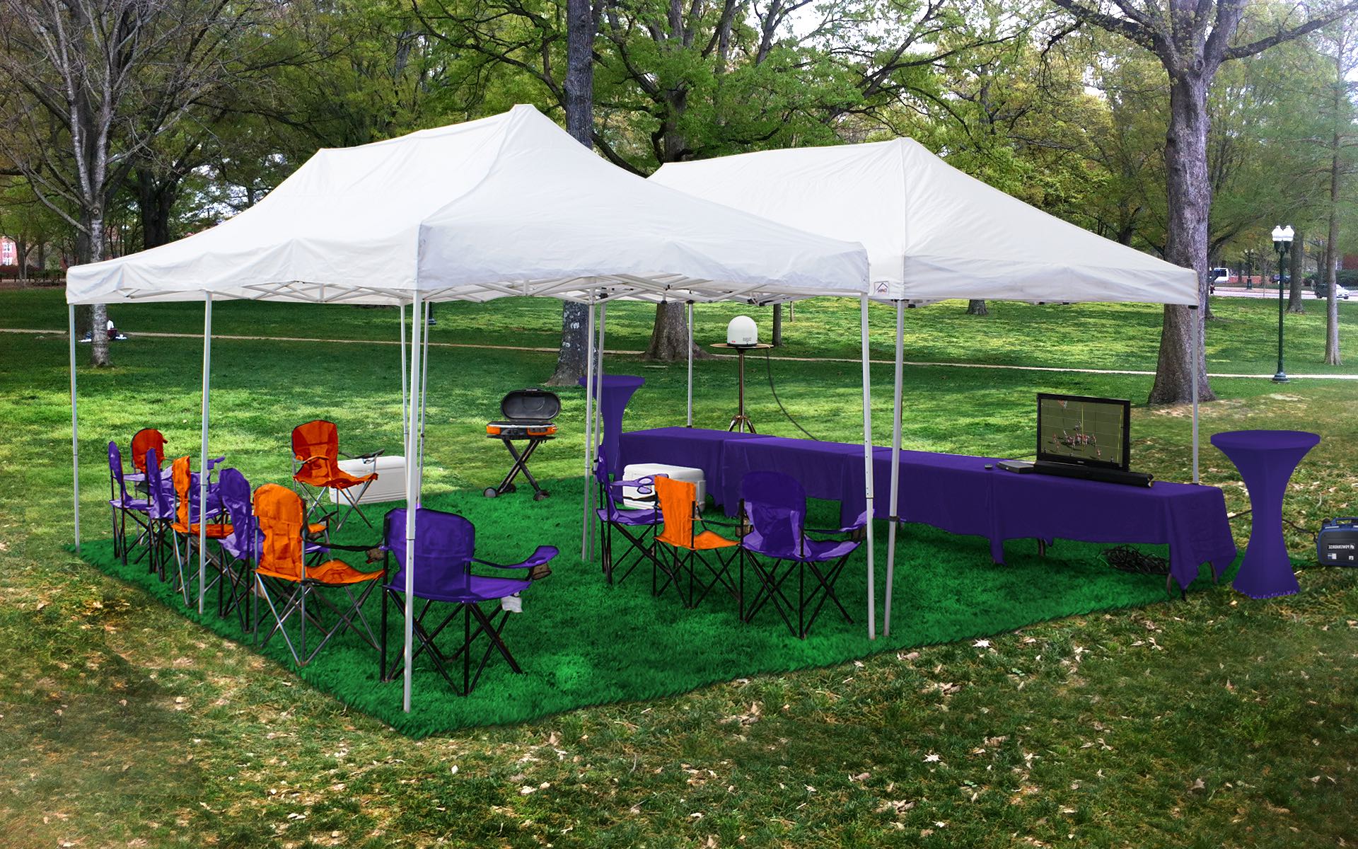 tailgate-tent-tv-package-clemson-sc