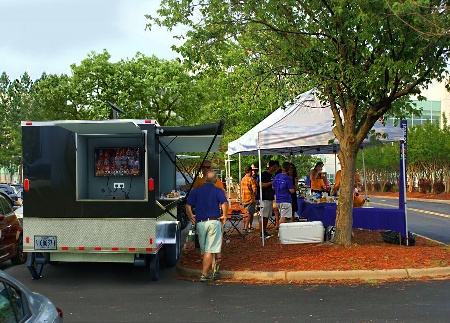 clemson-sc-tailgate-trailer-for-rent-football-games